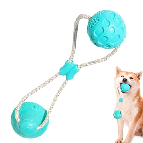 Stronrive Kleines Hundeseilspielzeug, Saugnapf-Hundespielzeug - Kauspielzeug für Hunde mit Saugnapf,Hundezahnreinigungsspielzeug, Welpenbeißring, interaktiver Spielzeugball mit Seil, Hundespielzeug Stronrive Kleines Hundeseilspielzeug, Saugnapf-Hundespielzeug - Kauspielzeug für Hunde mit Saugnapf,Hundezahnreinigungsspielzeug, Welpenbeißring, interaktiver Spielzeugball mit Seil, Hundespielzeug von Stronrive