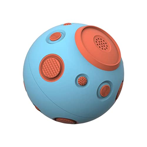 Stronrive Quietschende Spielzeuge für Welpen | Flexible Hundekaukugeln Mond,Zahnreinigungs-Kauspielzeug für Welpen, Training und Spielen, interaktives Moonball-Zahnspielzeug für Katzen von Stronrive