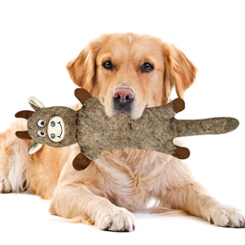 Stronrive Quietschendes Plüsch-Hundespielzeug - Mittleres quietschendes Hundespielzeug - Mittleres Hundespielzeug zum Zahnen, Tierplüsch-Hundespielzeug, Kleines Hundekauspielzeug, Interaktives von Stronrive