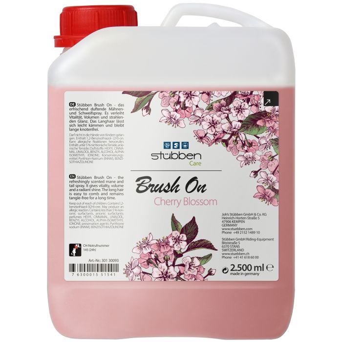 Stübben Brush On Glanzspray Mähnenspray 2,5L Refill Cherry Blossom Stübben Brush On Glanzspray Mähnenspray 2,5L Refill Cherry Blossom von Stübben