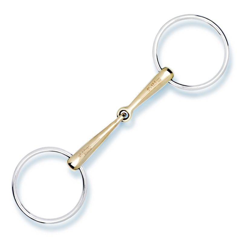 Stübben Gebiss 2226 Wassertrense Sweet Cooper einfach gebrochen Weite 14,0 cm, Stärke 16 mm von Stübben