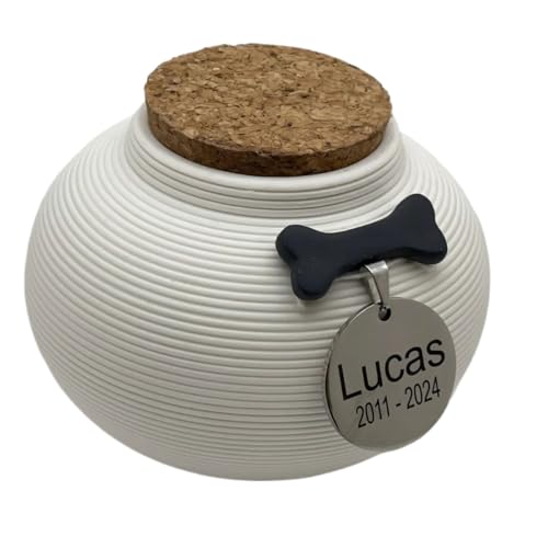 StuiQSDRV Haustier Urne Sarg Urne für Hunde Memorial Geschenk Verlieren Einer Katze Memorial Stone Haustier Geschenke Hund Denkmäler Beerdigungen Speicher (SCHWARZ) von StuiQSDRV
