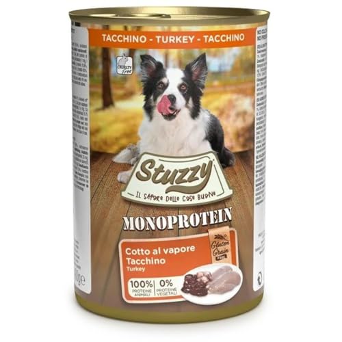 STUZZY Stuzzy Dog Mono Tacchino GR. 400 Cibo Umido Per Cani STUZZY Stuzzy Dog Mono Tacchino GR. 400 Cibo Umido Per Cani von Stuzzy