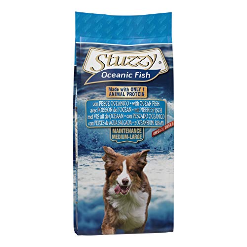 Stuzzy, Futter für ausgewachsene Hunde, Geschmack Meeresfisch, Kroketten - Linie Oceanic Fish, Format Beutel mit 12 kg von Stuzzy