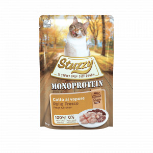 Stuzzy Cat Grain Free Monoprotein Huhn Katzen-Nassfutter (85 g) 4 Kartons (80 x 85 g) von Stuzzy
