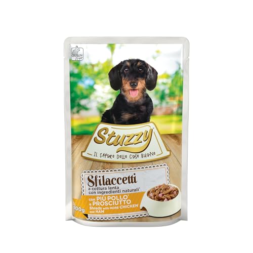 Stuzzy Dog Speciality Huhn und Schinken, Hundefutter nass in Soße, 24 Beutel x 100 g Stuzzy Dog Speciality Huhn und Schinken, Hundefutter nass in Soße, 24 Beutel x 100 g von Stuzzy