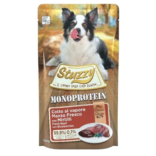 Stuzzy Monoprotein Korn & Gluten Free Frisches Rindfleisch mit Heidelbeeren 150 g von Stuzzy