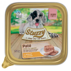 Stuzzy Pastete mit Huhn Welpen-Nassfutter (150 g) 4 Paletten (88 x 150 g) von Stuzzy