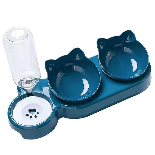 3-in-1 Futternapf für Hunde und Katzen, Wasser- und Futternapf, einfache Reinigung, Dunkelblau, 40 cm 3-in-1 Futternapf für Hunde und Katzen, Wasser- und Futternapf, einfache Reinigung, Dunkelblau, 40 cm von Suammiitstrieadea