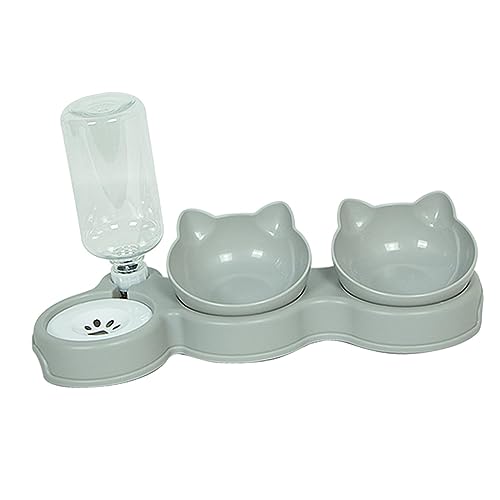 3-in-1 Futternapf für Hunde und Katzen, Wasser- und Futternapf, einfache Reinigung, Grau, 40 cm 3-in-1 Futternapf für Hunde und Katzen, Wasser- und Futternapf, einfache Reinigung, Grau, 40 cm von Suammiitstrieadea