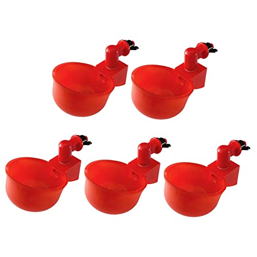 5 Stück Geflügel Huhn Vogelstall Futterstation Auto Wasser Trinkbecher Schüssel Trinker 5 Stück Geflügel Huhn Vogelstall Futterstation Auto Wasser Trinkbecher Schüssel Trinker von Suammiitstrieadea
