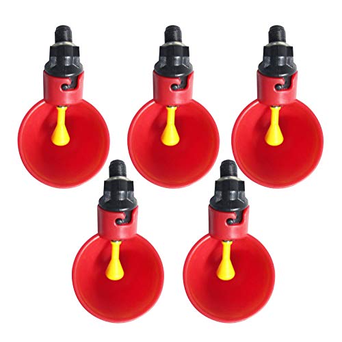 5 Stück Geflügel-Wasser-Trinkbecher - Huhn Henne Automatische Trinkbecher 5 Stück Geflügel-Wasser-Trinkbecher - Huhn Henne Automatische Trinkbecher von Suammiitstrieadea