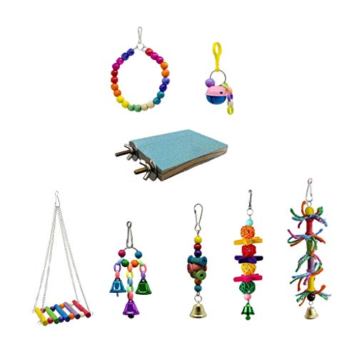 8 Stück Vögel Papagei Kauspielzeug Vogel Papagei Schaukel Spielzeug für kleine bis große Vögel 8 Stück Vögel Papagei Kauspielzeug Vogel Papagei Schaukel Spielzeug für kleine bis große Vögel von Suammiitstrieadea