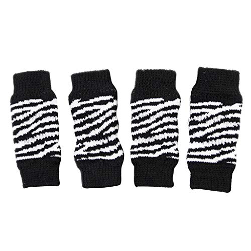 Beinstulpen für Hunde, Beinstulpen, Beinstulpen, Beinbandage, Schwarz, Größe S, 4 Stück von Suammiitstrieadea