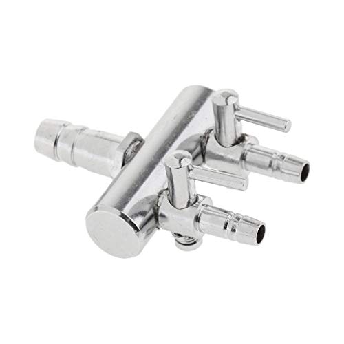 Edelstahl-Luftstrom-Hebel-Steuerventil für Aquarien, 2-Wege Edelstahl-Luftstrom-Hebel-Steuerventil für Aquarien, 2-Wege von Suammiitstrieadea