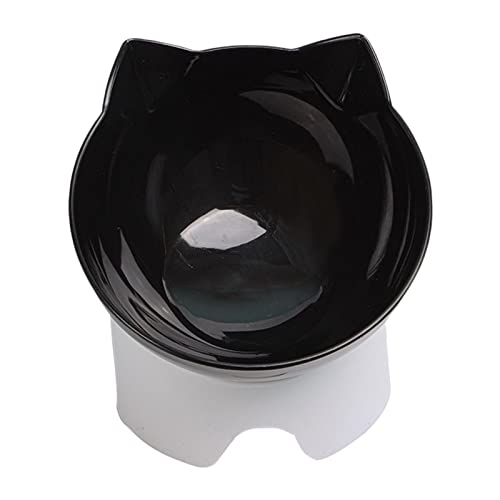 Erhöhte Futternäpfe für Katzen mit Ständer, Spender, erhöhter Futternapf, Schwarz Erhöhte Futternäpfe für Katzen mit Ständer, Spender, erhöhter Futternapf, Schwarz von Suammiitstrieadea