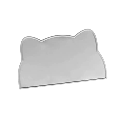 Futtermatte für Hunde und Katzen, leicht zu reinigen, faltbar, Silikon, wasserdicht, Grau Futtermatte für Hunde und Katzen, leicht zu reinigen, faltbar, Silikon, wasserdicht, Grau von Suammiitstrieadea