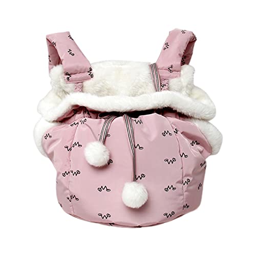 Hängende Brusttasche, Plüsch, warm, Haustier-Tragetasche, Katzen- und Hunde-Rucksack, Käfig, Haustiertaschen, Rosa Hängende Brusttasche, Plüsch, warm, Haustier-Tragetasche, Katzen- und Hunde-Rucksack, Käfig, Haustiertaschen, Rosa von Suammiitstrieadea