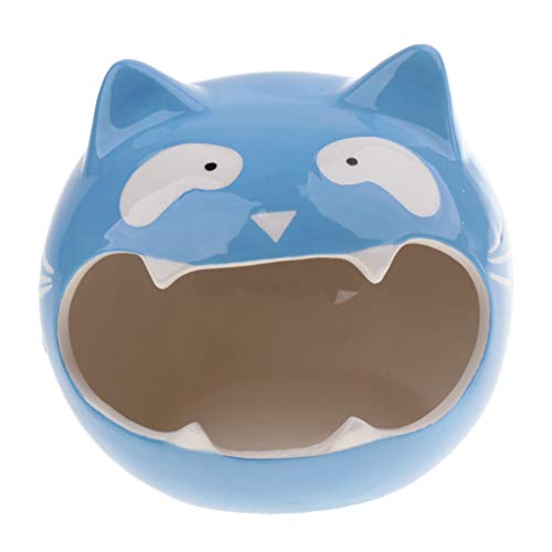 Hamster-Einstreu in Katzenform, Katzen-Form, Versteck, Nest, Chinchilla-Käfig, Blau Hamster-Einstreu in Katzenform, Katzen-Form, Versteck, Nest, Chinchilla-Käfig, Blau von Suammiitstrieadea
