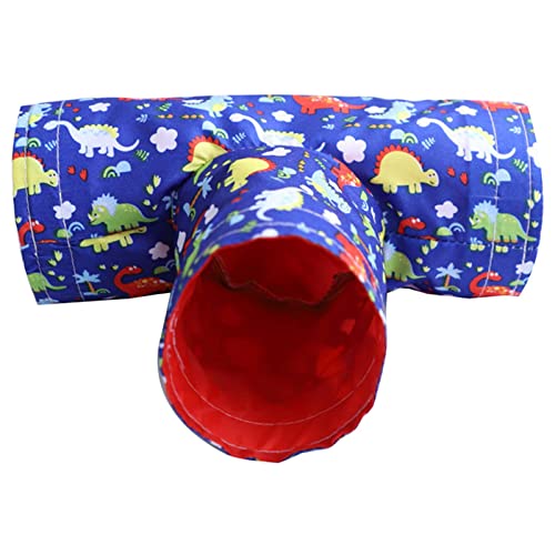 Hamster-Tunnelschläuche, Käfigspielzeug für Kleintiere, Igel, Meerschweinchen, Blau, 23,5 x 9 cm Hamster-Tunnelschläuche, Käfigspielzeug für Kleintiere, Igel, Meerschweinchen, Blau, 23,5 x 9 cm von Suammiitstrieadea