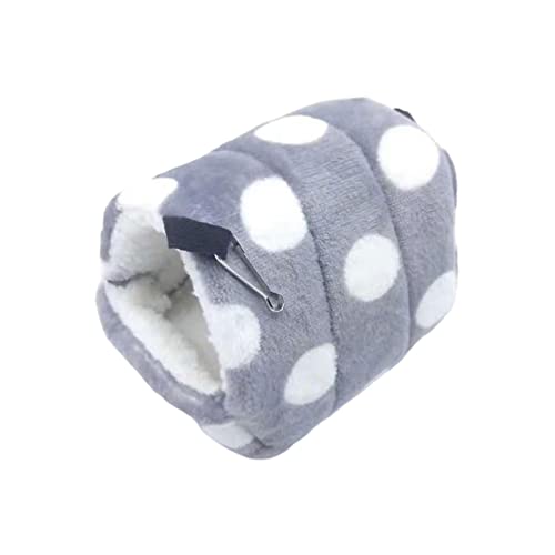 Hamsterbett, Höhle, gemütliches Hamsterhaus, Schlafnest für Bartagamen, Weiß/Grau, 8 x 8 cm Hamsterbett, Höhle, gemütliches Hamsterhaus, Schlafnest für Bartagamen, Weiß/Grau, 8 x 8 cm von Suammiitstrieadea
