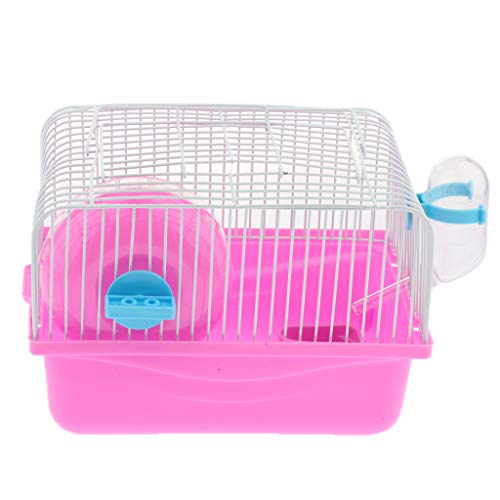 Hamsterkäfig Transportbox mit Laufrad Wasserflasche Schale Rosa Hamsterkäfig Transportbox mit Laufrad Wasserflasche Schale Rosa von Suammiitstrieadea