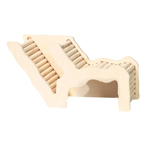 Hamsterversteck Kletterleiter aus Holz, unterirdischer Tunnel, Kletterbrücke, Spielzeug, Farbe A Hamsterversteck Kletterleiter aus Holz, unterirdischer Tunnel, Kletterbrücke, Spielzeug, Farbe A von Suammiitstrieadea