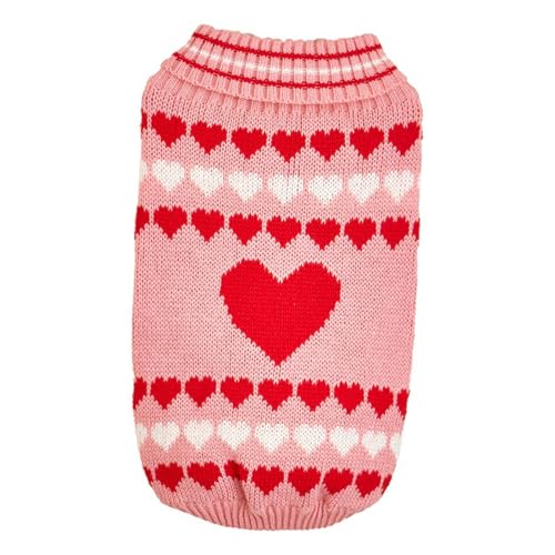 Haustier-Strickwaren, Valentinstag, Hundepullover für Katzen, Hunde, Feiertage, Feiern, Rosa, Größe M Haustier-Strickwaren, Valentinstag, Hundepullover für Katzen, Hunde, Feiertage, Feiern, Rosa, Größe M von Suammiitstrieadea