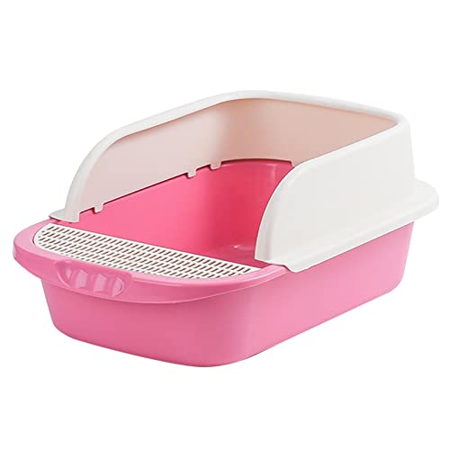 Haustier-Toilettenpfanne, Katzentoilette für Sandkasten, Zubehör, Kleintiere, Kätzchen, Rosa Haustier-Toilettenpfanne, Katzentoilette für Sandkasten, Zubehör, Kleintiere, Kätzchen, Rosa von Suammiitstrieadea