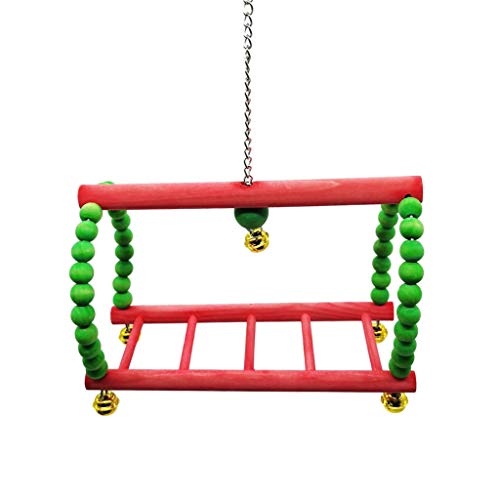 Haustierkäfig, Hängeschaukel, Spielzeug, Leiter, Ständer, Sitzstange für kleine bis große Vögel Haustierkäfig, Hängeschaukel, Spielzeug, Leiter, Ständer, Sitzstange für kleine bis große Vögel von Suammiitstrieadea