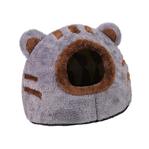 Hübsches Katzennest für den Innenbereich, weich, bequem, atmungsaktiv, Haustierhaus für Innenkatzen, Grau, S, Grau Hübsches Katzennest für den Innenbereich, weich, bequem, atmungsaktiv, Haustierhaus für Innenkatzen, Grau, S, Grau von Suammiitstrieadea