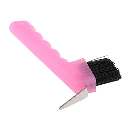 Hufkratzer mit Bürste Pferdepflege-Ausrüstung, Rosa von Suammiitstrieadea