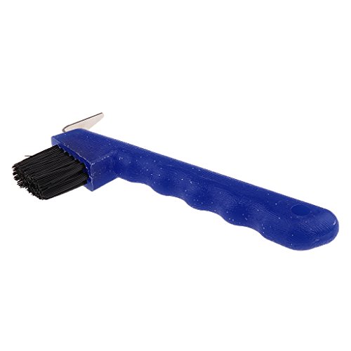 Hufkratzer mit Bürste Pferdepflege-Zubehör, Blau von Suammiitstrieadea