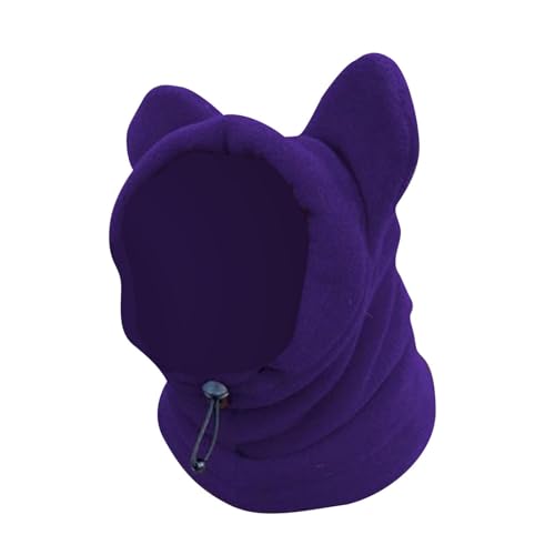 Hunde-Kapuze, Wintermütze, weiche Haustier-Winter-Kapuze, Hüte für kleine Hunde und Katzen, Haustierbedarf, Violett, Größe S Hunde-Kapuze, Wintermütze, weiche Haustier-Winter-Kapuze, Hüte für kleine Hunde und Katzen, Haustierbedarf, Violett, Größe S von Suammiitstrieadea