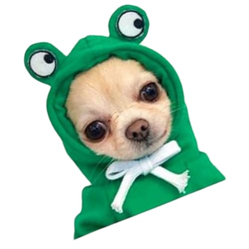 Hunde-Kapuzenpullover in Froschform, warm, atmungsaktiv, gute Elastizität, schönes Obstkostüm, Jacke, Oberbekleidung, Hunde-Sweatshirt, Größe S Hunde-Kapuzenpullover in Froschform, warm, atmungsaktiv, gute Elastizität, schönes Obstkostüm, Jacke, Oberbekleidung, Hunde-Sweatshirt, Größe S von Suammiitstrieadea