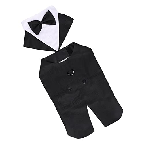 Hunde-Smokinganzug und Bandana-Set, Party-Shirt, exquisite Nähte, Größe M Hunde-Smokinganzug und Bandana-Set, Party-Shirt, exquisite Nähte, Größe M von Suammiitstrieadea