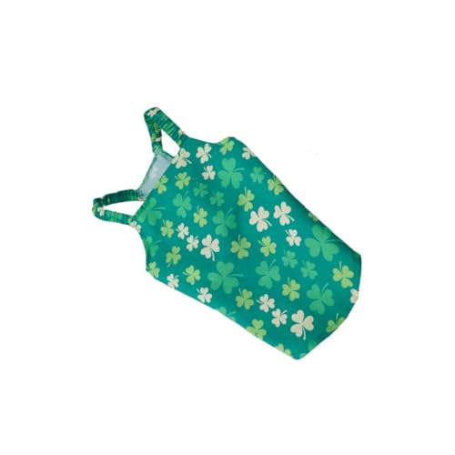 Hundekleidung, kühl, weich, Haustierzubehör, keine Schnallen, St. Patrick's Day, niedlicher Stil, elastische Baumwolle, Welpenweste, Kleeblatt, Größe XXL Hundekleidung, kühl, weich, Haustierzubehör, keine Schnallen, St. Patrick's Day, niedlicher Stil, elastische Baumwolle, Welpenweste, Kleeblatt, Größe XXL von Suammiitstrieadea