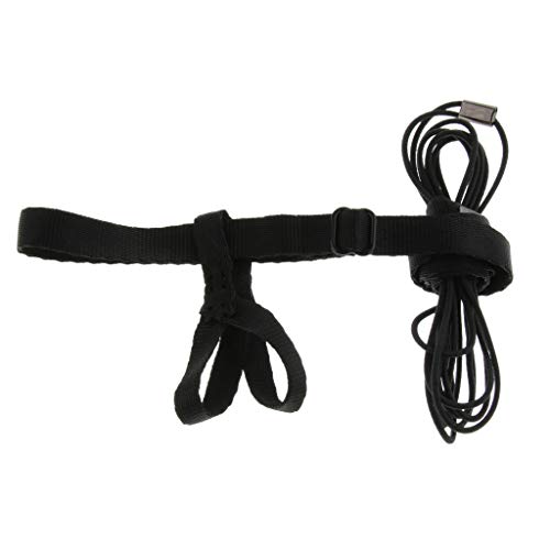 Hundeleine für Papageien, verstellbar, für den Außenbereich, Trainingsseil, Schwarz, Größe XS Hundeleine für Papageien, verstellbar, für den Außenbereich, Trainingsseil, Schwarz, Größe XS von Suammiitstrieadea