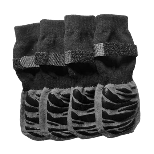 Hundeschuhe, Traktionskontrolle, Haustiersocken für heiße/kalte Gehwege, Hartholzböden, 4 Stück Hundeschuhe, Traktionskontrolle, Haustiersocken für heiße/kalte Gehwege, Hartholzböden, 4 Stück von Suammiitstrieadea