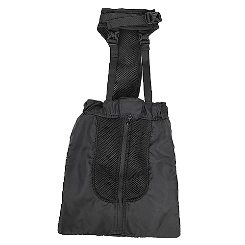 Hundetasche für gelähmte Haustiere, tragbar, atmungsaktiv, Größe XL, Schwarz, XL von Suammiitstrieadea