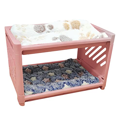 Kaninchenbett Haus Winter Warm mit Kissen Unterstand für Chinchilla Kaninchen Mäuse Rosa Kaninchenbett Haus Winter Warm mit Kissen Unterstand für Chinchilla Kaninchen Mäuse Rosa von Suammiitstrieadea