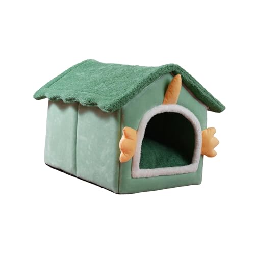 Katzenbett, Hütte, Katzenzelt, bequem, selbstwärmend, rutschfeste Unterseite, 33 x 30 x 32 cm, Grün, 33 x 30 x 32 cm Katzenbett, Hütte, Katzenzelt, bequem, selbstwärmend, rutschfeste Unterseite, 33 x 30 x 32 cm, Grün, 33 x 30 x 32 cm von Suammiitstrieadea