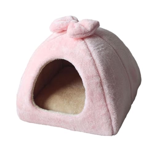 Katzenbett für Herbst und Winter, waschbar, Katzenhaus für Pudel, Zwergspitz, Kätzchen, 30 x 30 cm, Rosa, 30 x 30 cm Katzenbett für Herbst und Winter, waschbar, Katzenhaus für Pudel, Zwergspitz, Kätzchen, 30 x 30 cm, Rosa, 30 x 30 cm von Suammiitstrieadea