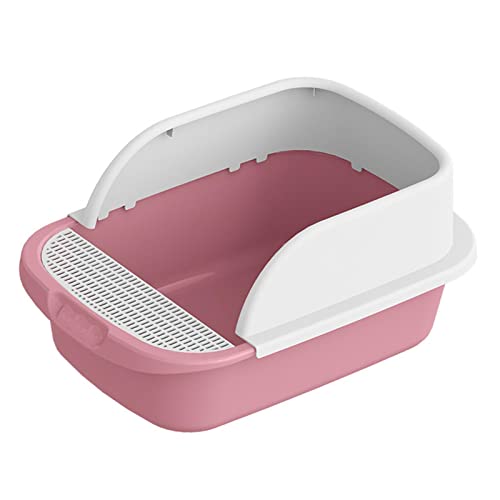 Katzentoilette, hochseitig, halbgeschlossen, Katzentoilette, Haustierbedarf, Rosa, 42 x 30 x 13 cm Katzentoilette, hochseitig, halbgeschlossen, Katzentoilette, Haustierbedarf, Rosa, 42 x 30 x 13 cm von Suammiitstrieadea