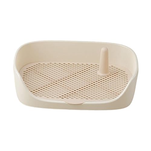 Katzentoilette, leicht zu reinigen, Toilette, Training, Töpfchen, Beige, 40 x 30 x 11 cm Katzentoilette, leicht zu reinigen, Toilette, Training, Töpfchen, Beige, 40 x 30 x 11 cm von Suammiitstrieadea