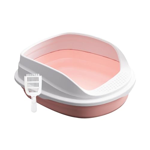Katzentoilette für Haustiere, mit hohen Seiten, für Hamster, Hasen, Katzen, Rosa, 38 cm Katzentoilette für Haustiere, mit hohen Seiten, für Hamster, Hasen, Katzen, Rosa, 38 cm von Suammiitstrieadea