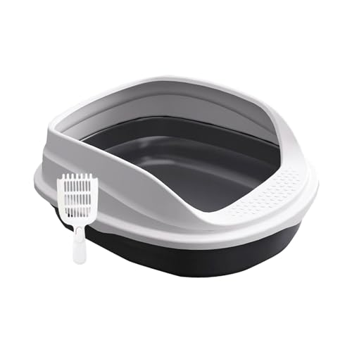 Katzentoilette für Haustiere, mit hohen Seiten, für Hamster, Hasen, Katzen, Schwarz, 38 cm Katzentoilette für Haustiere, mit hohen Seiten, für Hamster, Hasen, Katzen, Schwarz, 38 cm von Suammiitstrieadea