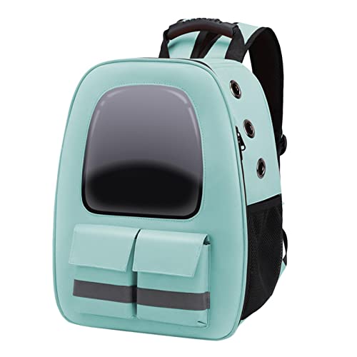 Katzentragerrucksack, transparent, von Fluggesellschaften zugelassen, für Outdoor-Reisen, Grün Katzentragerrucksack, transparent, von Fluggesellschaften zugelassen, für Outdoor-Reisen, Grün von Suammiitstrieadea