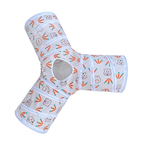 Katzentunnel mit Balltraining, zusammenklappbar, 3 Wege, für Hunde, Haustiere, Kaninchen, Y-Form Katzentunnel mit Balltraining, zusammenklappbar, 3 Wege, für Hunde, Haustiere, Kaninchen, Y-Form von Suammiitstrieadea