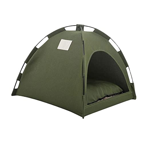 Katzenzelt, wasserdicht, Oxford-Stoff, Zubehör, Sonnenschutz, 35 x 35 cm, Grün, Armeegrün, 35 x 35 cm, S Katzenzelt, wasserdicht, Oxford-Stoff, Zubehör, Sonnenschutz, 35 x 35 cm, Grün, Armeegrün, 35 x 35 cm, S von Suammiitstrieadea
